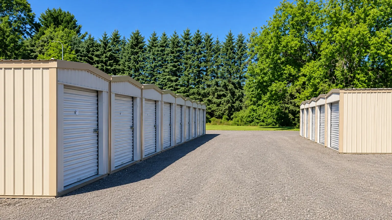 Drive-up storage units at My Storage Greenville